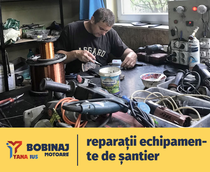 Bobinaj și reparații echipamente de șantier în Alba Iulia